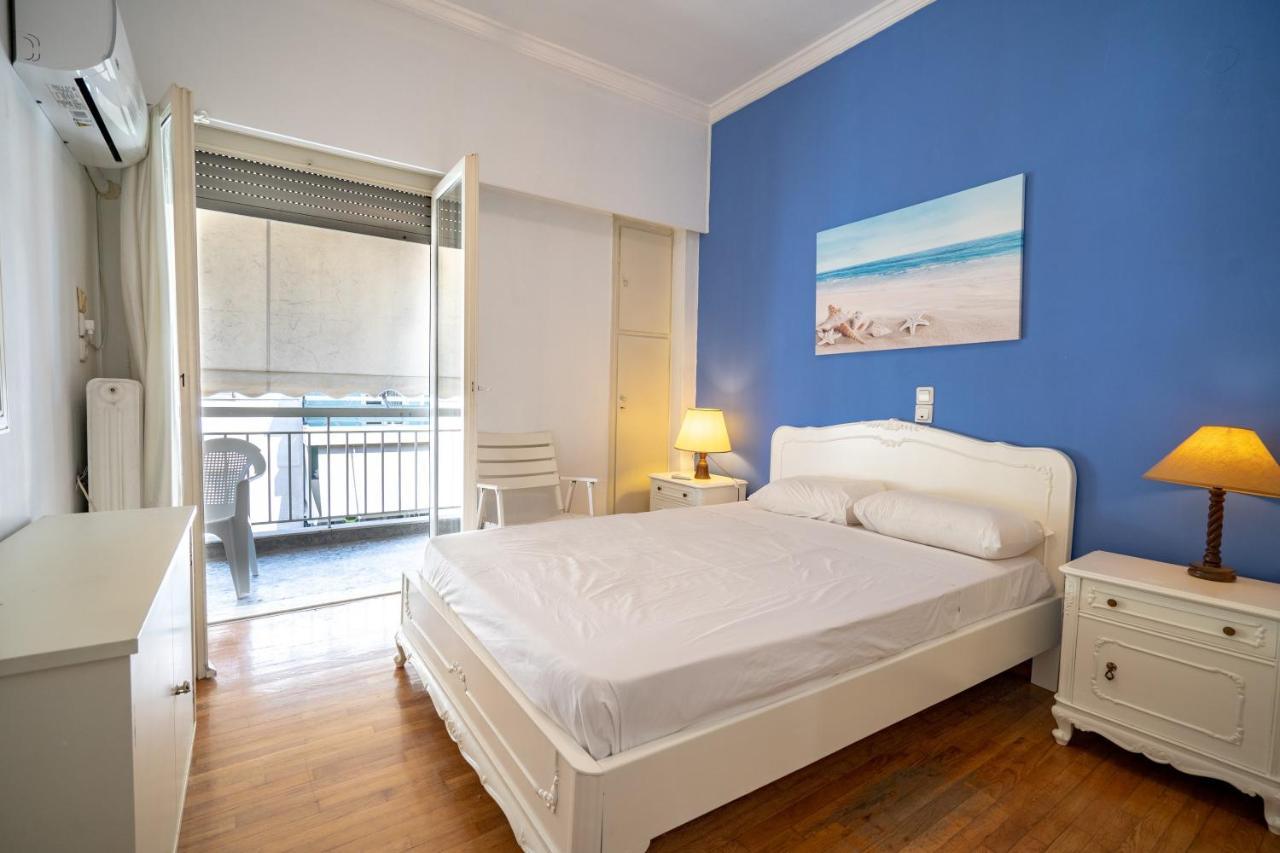 Larissa Station metro st. 2 bedrooms 3 pers. flat Aten Exteriör bild