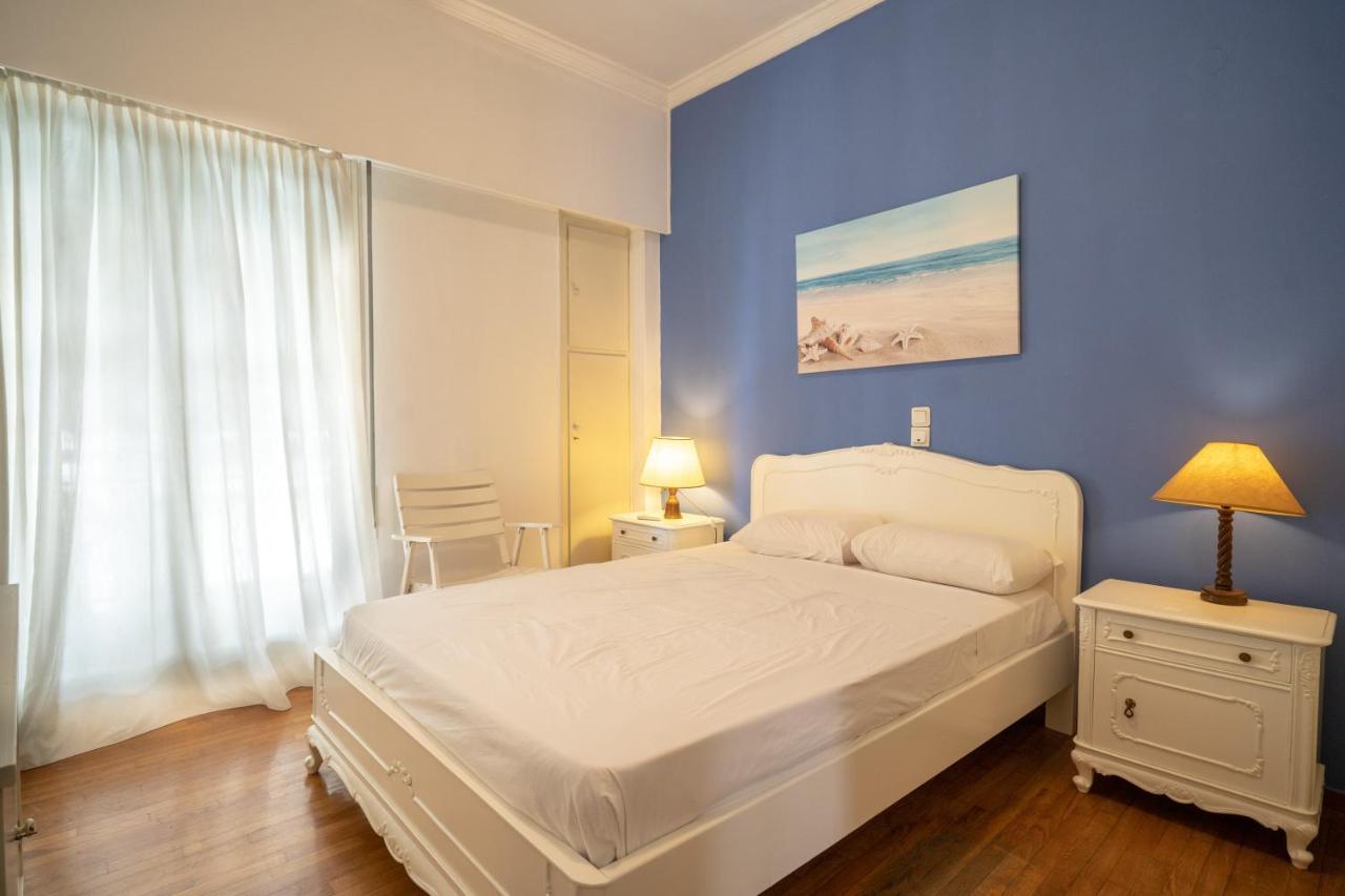 Larissa Station metro st. 2 bedrooms 3 pers. flat Aten Exteriör bild